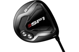 Performance Golf SF1 Driver I Fix Your Slice Driver I Square Face Technology Combines Anti-Slice Features in One Club I Enable Straight Shot or Controlled Cut