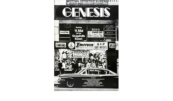 Amazon De Genesis Live In Essen 1975 Konzertplakat Premium Poster Live Konzert Veranstaltung