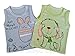 Baby Unisex Summer Sleeveless Tops - 2 pack 100% Cotton 3-6 months.