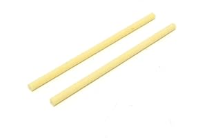 BLACK DOG MUSIC SUPPLIES Lot de 2 repères latéraux pour touche de guitare 1,5 mm Couleur ivoire