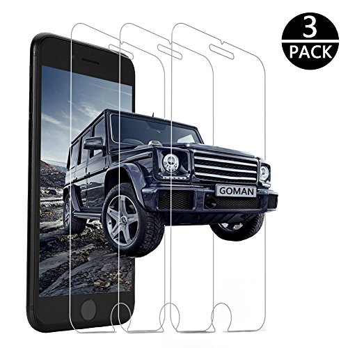 France Acheter Verre Trempé iPhone 6 6s, GOMAN [3-PACK] Film Protection en Verre Trempé écran Protecteur pour Apple iPhone 6 6s (4.7 pouces) vitre Haute Définition Dureté 9H [Compatible 3D Touch]