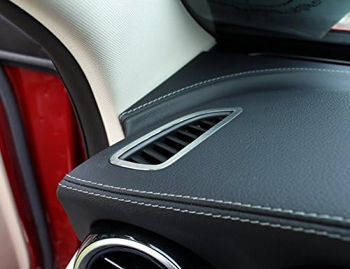Alumium Alloy Dashboard Air Conditioning Outlet Cover stickers for C Class W205 C200 2015 2016,GLC 2015 2016 2017