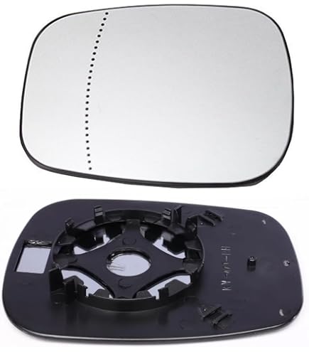 Alkar 6453174 Rétroviseur Extérieur Réversible Glace + Support Asphérique 166x127mm - Compatible Renault Kangoo