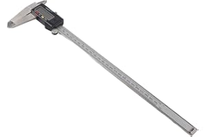 Cocoarm 12 Digital skjutmått, elektronisk skjutmått, 0-300 mm, digital skjutmått, stor LCD-skärm, intern och extern mätkäft