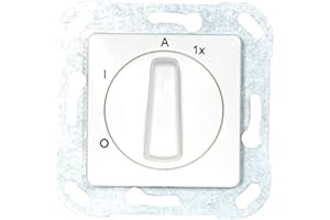 Jäger-Direkt Automatik-Schalter für Bewegungsmelder, 50polarweiß 50x50-Rahmen