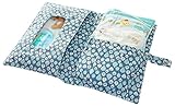 boubalou Windeletui „Woody Blue“ – kleine Wickeltasche für unterwegs aus Stoff - 2