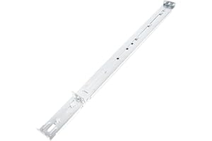 SilverStone SST-RMS06-22 - Kit de rails de glissement à roulement à billes sans outil pour RM201 et RM400, support de 430 mm de large, pesant jusqu'à 45 kg