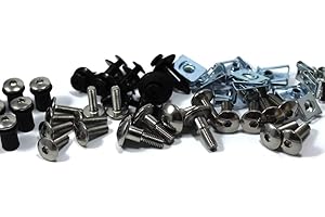 Speedy Fasteners fits Suzuki GSX-R 750 1992-1995 Stainless Steel Fairing Bolt Kit for Fairings & Screen