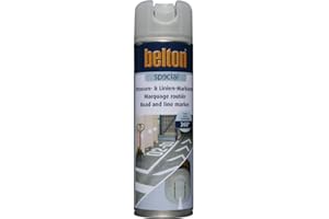 BELTON - Peinture aérosol de marquage 500ml Blanc de signalisation - Blanc