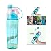 Produktbild Itian Spray Flasche Wasser Becher Sport Trinkflasche,BPA-frei Wasser Cup 600 ml(Blau)