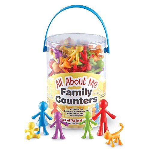 Learning Resources All About Me - Family Counters, set of 72