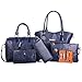 Produktbild Yao Luxury Leather 6 Pieces/Set Fashion Woman Composit Bag Handbag Crossbody Bag Blue