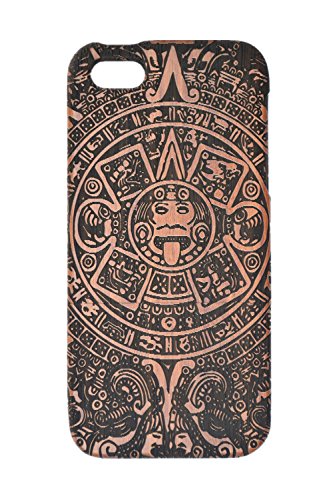 RoseFlower   iPhone SE iPhone 5S   iPhone 5 Funda de Madera - Palo de Rosa Maya - Natural Hecha a Mano de Bamb   Madera Carcasa Case Cover con Gratis Protector de Pantalla para tu Smartphone