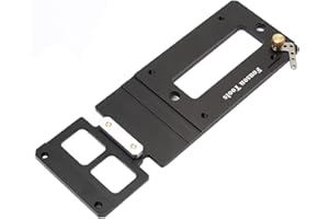 Elektrische Kreissägen-Führungsschienenklemme,CEIEVER rechtwinkliges Führungsschienen 260 * 88mm kompatibel mit Makitas- oder Festool-Schienensägen,für Graviermaschinen (260 * 88 * 8mm-2)