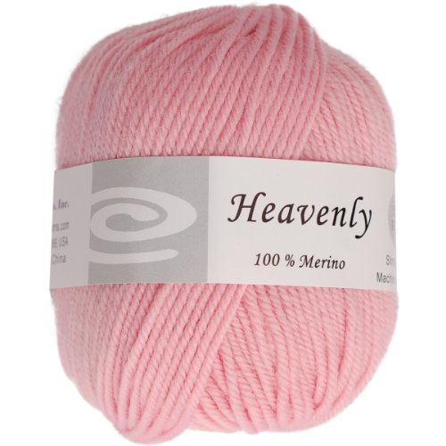 Preisvergleich Produktbild Elegant Yarns Heavenly Garn, Puderrosa