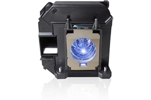 POXTEDSR EL PLP61 Lámpara de repuesto para proyector con carcasa compatible con Epson eb-2020 eb-2060 eb-420 eb-421i eb-425w eb-426wi eb-905 eb-93 eb-93e eb-93h eb-95 eb-96w eb-430 eb-430lw eb-431i