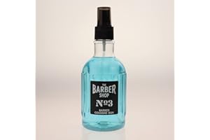 The Barber Shop No.3 Eau de Cologne Spray Herren 250ml | after shave herren | Duftwasser | Rasierwasser Männer | Barber Herrendüfte | Bodyspray - Barbershop - Friseur Kolonya | Frisch & Blumig