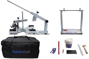 ‎MAX2H.COM MAX2H.COM Reifenmontiergerät MG-X mit Wuchtbock, Starterpaket (Klebegewicht schwarz) und Tasche