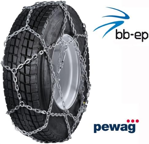 pewag Cervino – An Economic and Snow Chain for Vehicle use – TÜV Tested for Vans and Trucks with Wheel Size 215/75 R15 – with Ö-Norm V5119 – For Standard Road Use