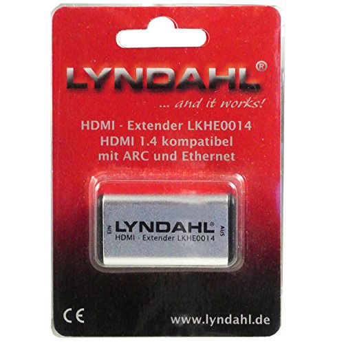 Lyndahl HDMI 1.4a Extender LKHE0014, HDMI-Verstärker, Repeater BUG14 für lange HDMI Verbindungen mit 3D, ARC und Ethernet, HDMI Signalverstärker für lange HDMI-Kabel - 2