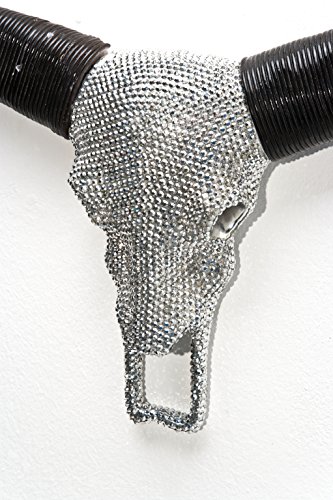 Kare 34904 Deko Geweih Bull Head Crystal Silver - 3