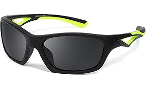 Hifot Polarizadas Gafas de Sol Niño y Niñas 3 Años a 12 Años, Gafas Sol Niño Niña Infantiles Deportivas con 100% Protección UV400, Montura Flexible de TPEE, para Deportes Exterior Ciclismo Playa