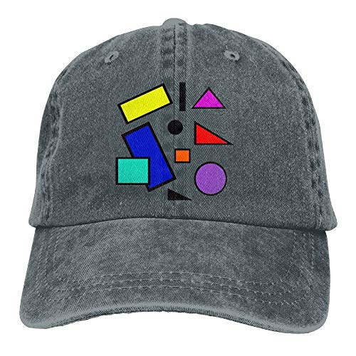 Preisvergleich Produktbild LJKHas232 Retro 80s Shapes Premium Cowboy Baseball Caps Dad Hats Natural