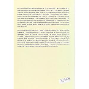 Manual de psicologia clinica y general vol. II - psicopatologia