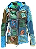 Floral de patchwork bordado para hombre