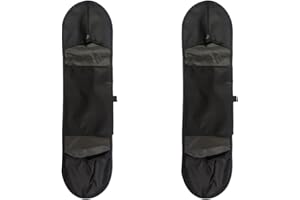 Floatdream 2 Piezas Bolsa de Skateboard, Bolsa de Longboard, Longboard Mochila, Adecuado para Proteger Patinetas, Jugar Al Aire Libre y Viajar