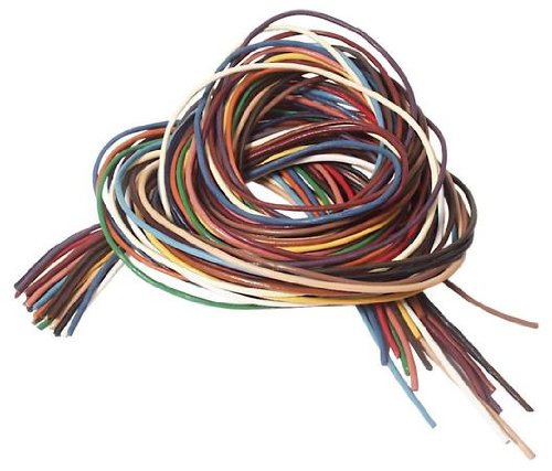 Lederband Sortiment bunt 1 m (20)