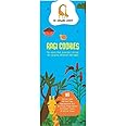 The Growing Giraffe Natural & Healthy Ragi Cookies (Tasty, Healthy & Nutritional Snacks for Everyone) without Any Added Preservatives, Artificial Flavor & Color - 160 Grams (Pack of 1)