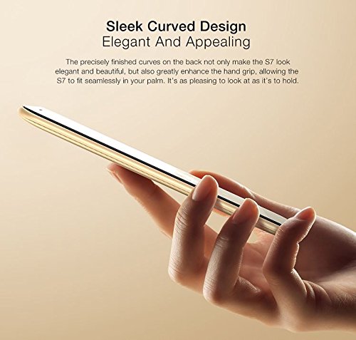 Ulefone S7 - 5,0 Zoll Android 7.0 3G Smartphone, Triple-Kamera (5MP + 8MP + 5MP), 1,3 GHz Quad Core 1 GB RAM 8 GB ROM Corning Gorilla Glass 3 - Schwarz