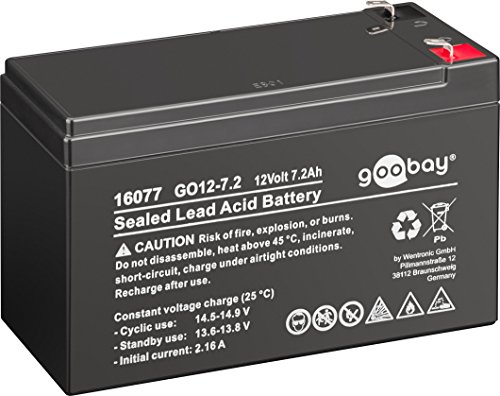 Preisvergleich Produktbild Goobay 16077 Batterie, 7200mAh, 12V schwarz