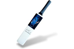 AEM Wood Rohit Sharma Miniature Show Piece Cricket Bat with Photo & Signature 12 Inch| Pack of 1|