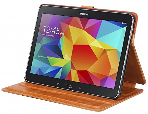 Dbramante1928 Leder Tasche Folio Kopenhagen in Golden Tan für Samsung Galaxy Tab 4 10.1 SM-T535