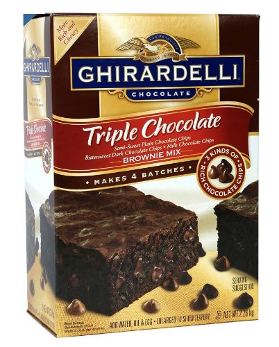Ghirardelli Chocolate Triple-Chocolate Brownie Mix 2.26kg