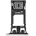 Produktbild Original Sony SIM und SD Halter white / weiß für Sony Xperia X Performace (Sim SD Holder, Tray) - 1302-3709