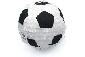 Nislai Fußballpinata | Geburtstagspinata | Fußballparty | Abschiedsfeier | Hochzeiten | Bachelorette Party | 3D-Design | Süßigkeiten und Geschenke | Größe ca. 25 x 25 x 25 cm