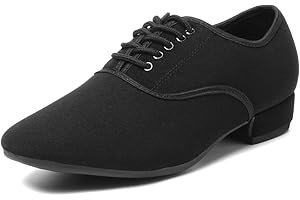 YKXLM Scarpe Ballo Latino Uomo per Salsa Tango Jazz Performance Partito di Pratica di Danza Scarpe,Modello IT-Men