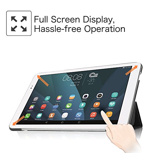 Fintie Huawei MediaPad T1 10.0 Hülle – Ultra Schlank Superleicht Ständer (SlimShell) Case Cover Schutzhülle Etui Tasche für Huawei MediaPad T1 10.0 LTE / WiFi (9,6 Zoll) Tablet-PC, Schwarz - 8