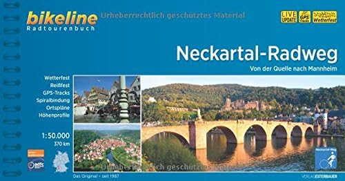 Neckar Radweg wp von der Quelle nach Mannheim GPS wp