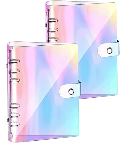 A7 Binder Cover Clear Soft PVC 6 Holes Refillable Waterproof - View #3