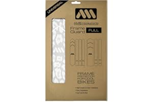 All Mountain Style AMS Paratelaio Full Semi trasparente ad alto impatto – protegge la tua bicicletta da graffi e ammaccature