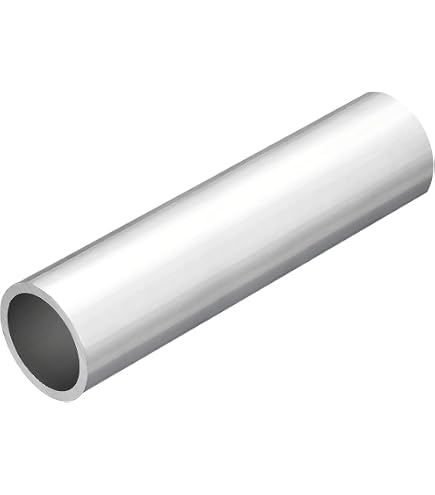 Sourcing Map Tube Rond Aluminium 6063 - 30cm Longueur, 20mm OD 12mm ID - Lot De 2 Tubes Sans Soudure