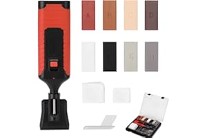 BEFITERY Kit strumento di riparazione piastrelle da parete pavimento blocchi di cera 8 diverse tonalità di riparazione piastrelle di ceramica con fusore di cera per riparare crepe rotture graffi porcellana