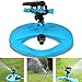 Produktbild MJLXY Garten Sprinkler - Rasensprenger - Sprenger Garten, Automatische Rasen Wasser Sprinkler 360 Grad 3- Arm Rotierende Sprinkler System