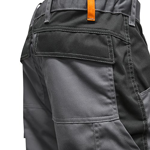 KERMEN – Arbeitshose Berlin Pro Bundhose 280 GR Schwarz Grau – made in EU - 9
