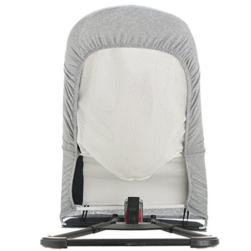 BEZUG FÜR BABYWIPPE BABYBJÖRN BALANCE BABYBJÖRN SOFT, STONE GREY JANABEBE® - 6