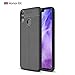 Produktbild KANTAS Weich Bumper Hülle Leder Stoßsicheres Gehäuse Schwarz RhinoShield Silikon Handyhülle [ShockSpread Technologie] Hybride Gummi Gel Ultra Dünn Rückseite Zubehör Honor 8X